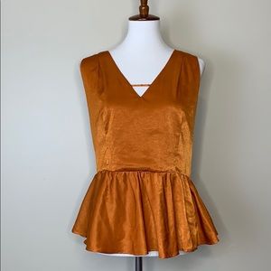 Q&A Peplum Sleeveless Blouse XXL